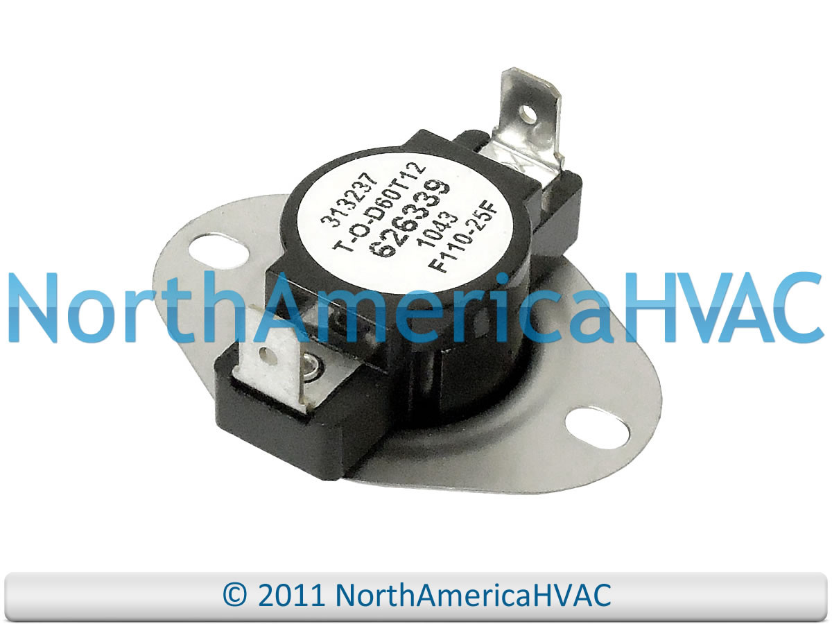 OEM Intertherm Nordyne Miller Fan Switch F110-25F Replaces 626339